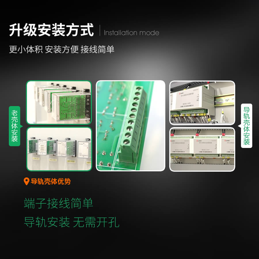 SRS-220VDC-8H-16A導軌安裝結構