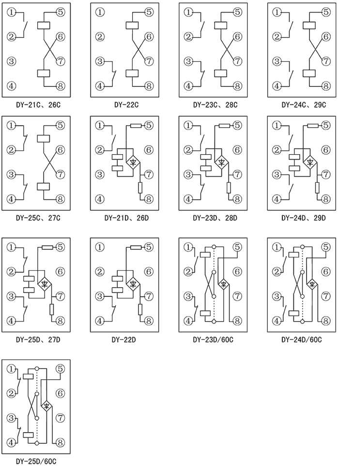 DY-27C内部接線圖