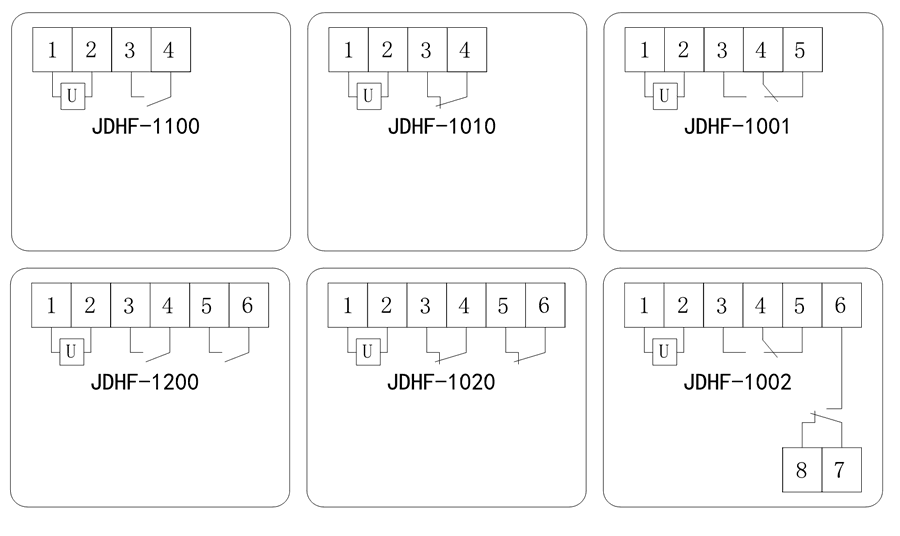 JDHF-1100内部接線圖