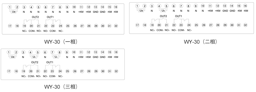 WY-31A4内部接線圖