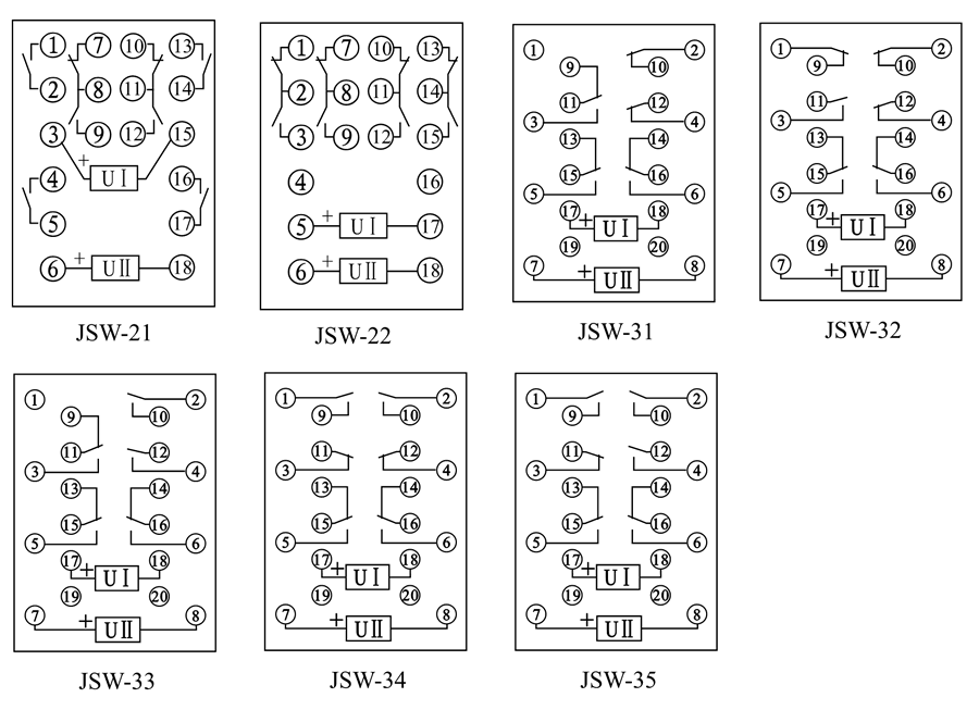 JSW-33内部接線圖